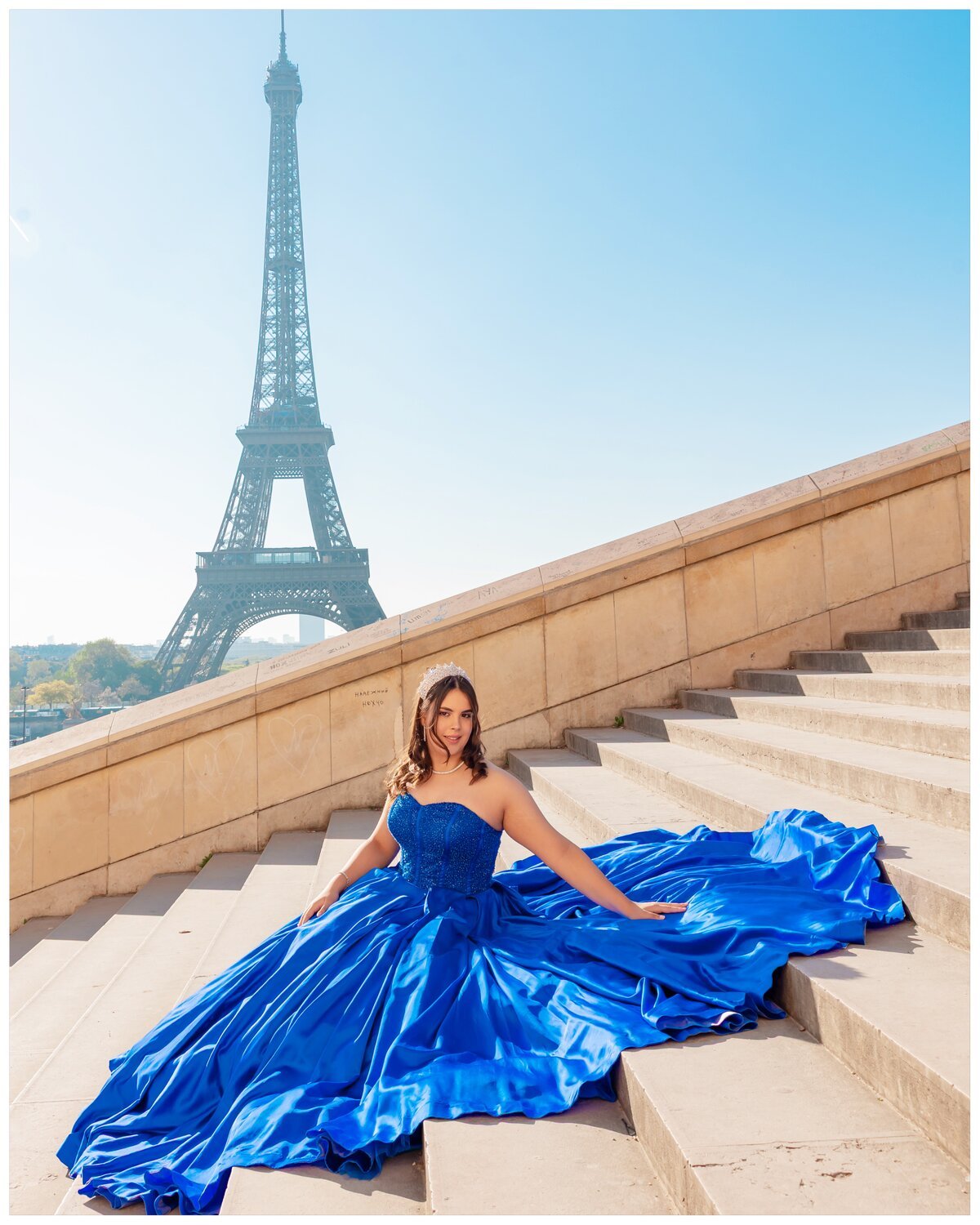 A colourful ball gown group photoshoot in Paris — Glam In Paris